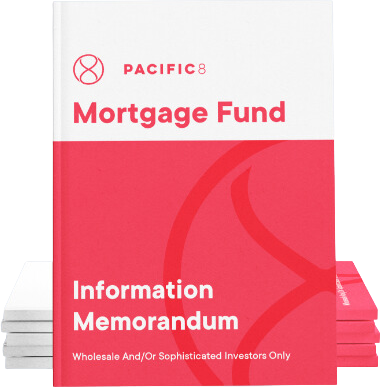 Pacific 8 Mortgage Fund Information Memorandum Front Page Example